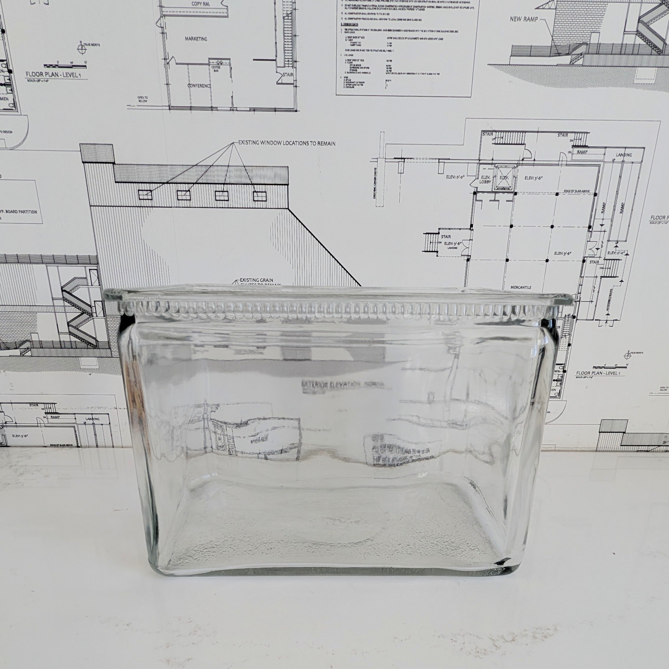 Vintage Glass Battery Jar