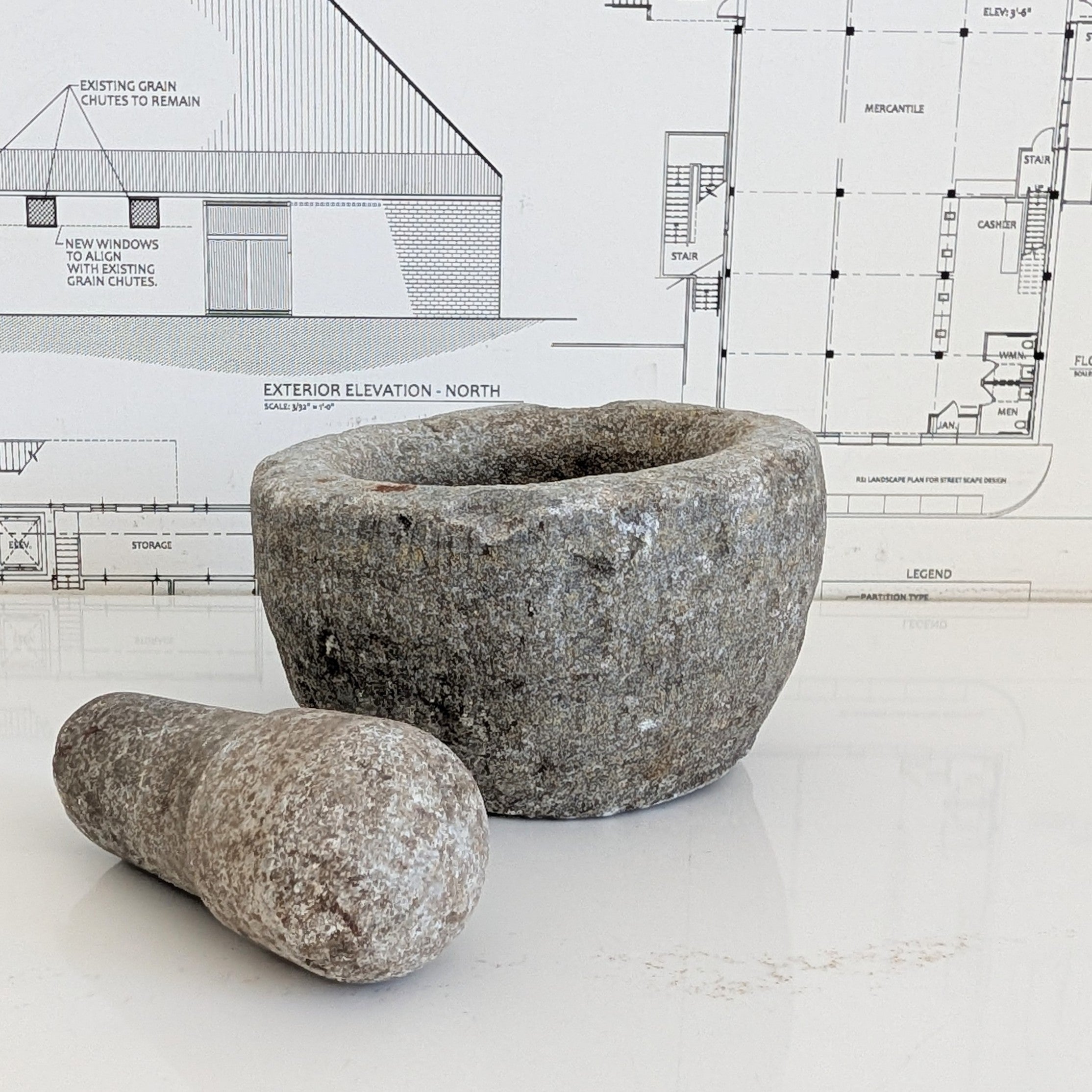 Vintage Stone Bowl