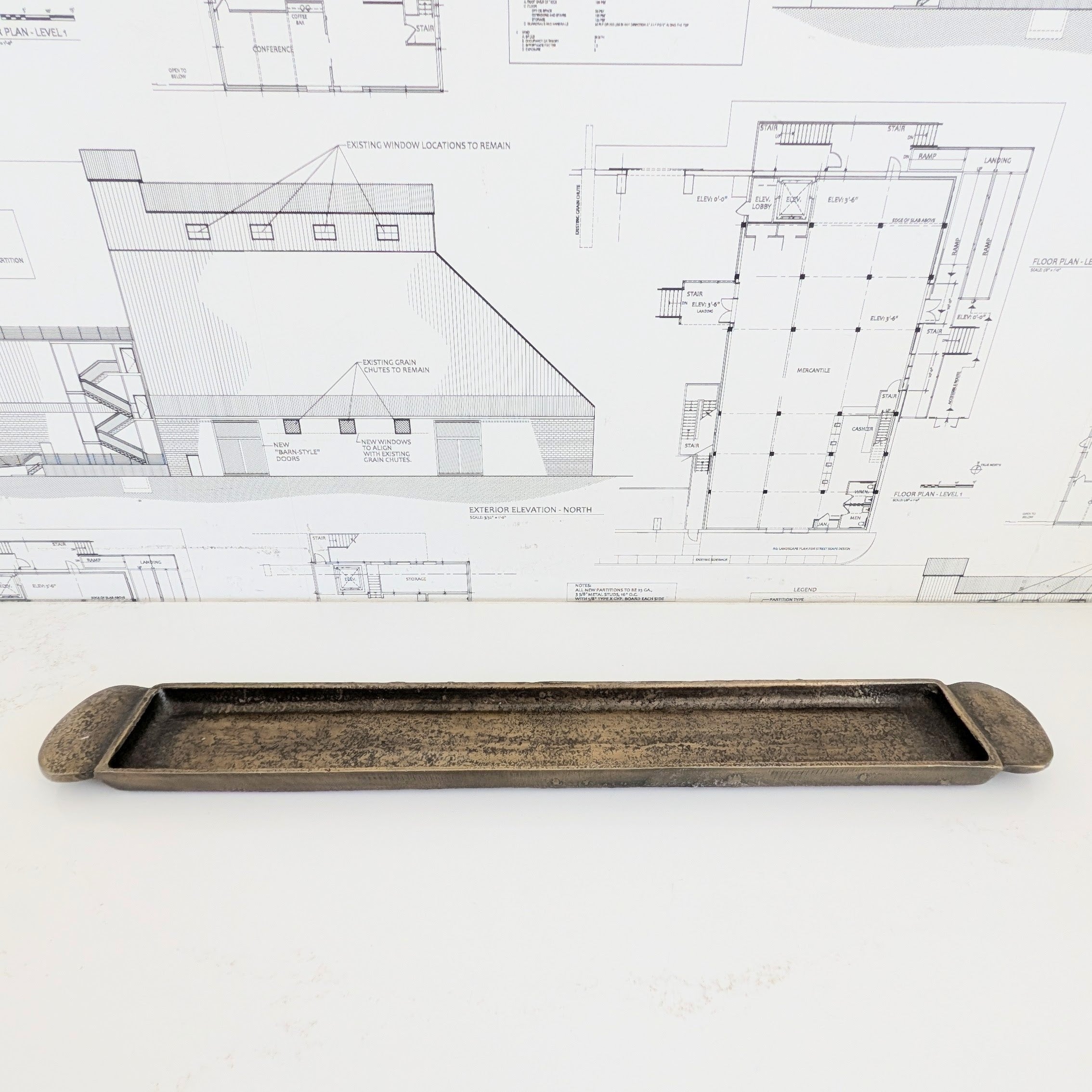 Skinny Brass Tray