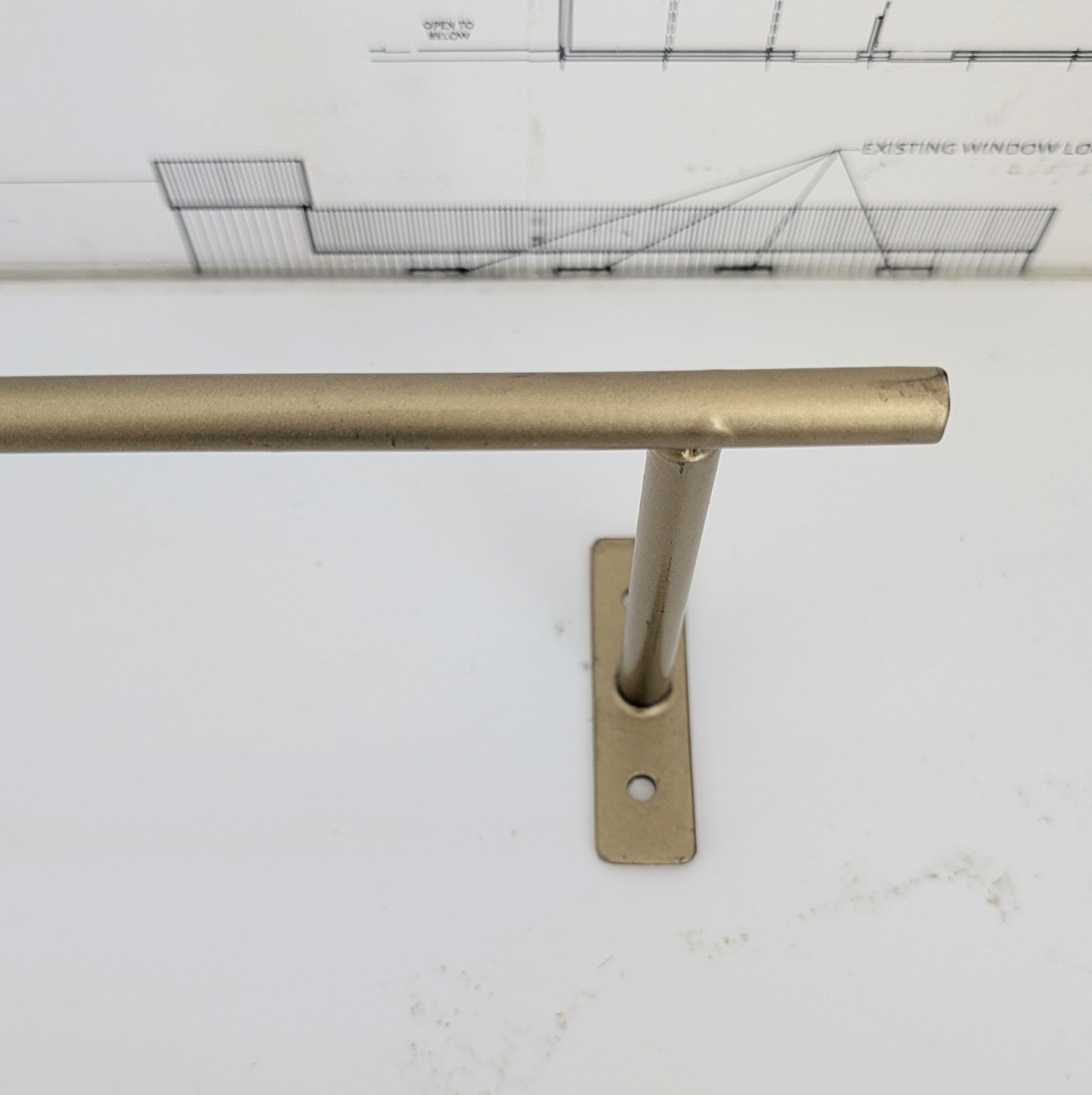 Metal Wall Rod - Gold