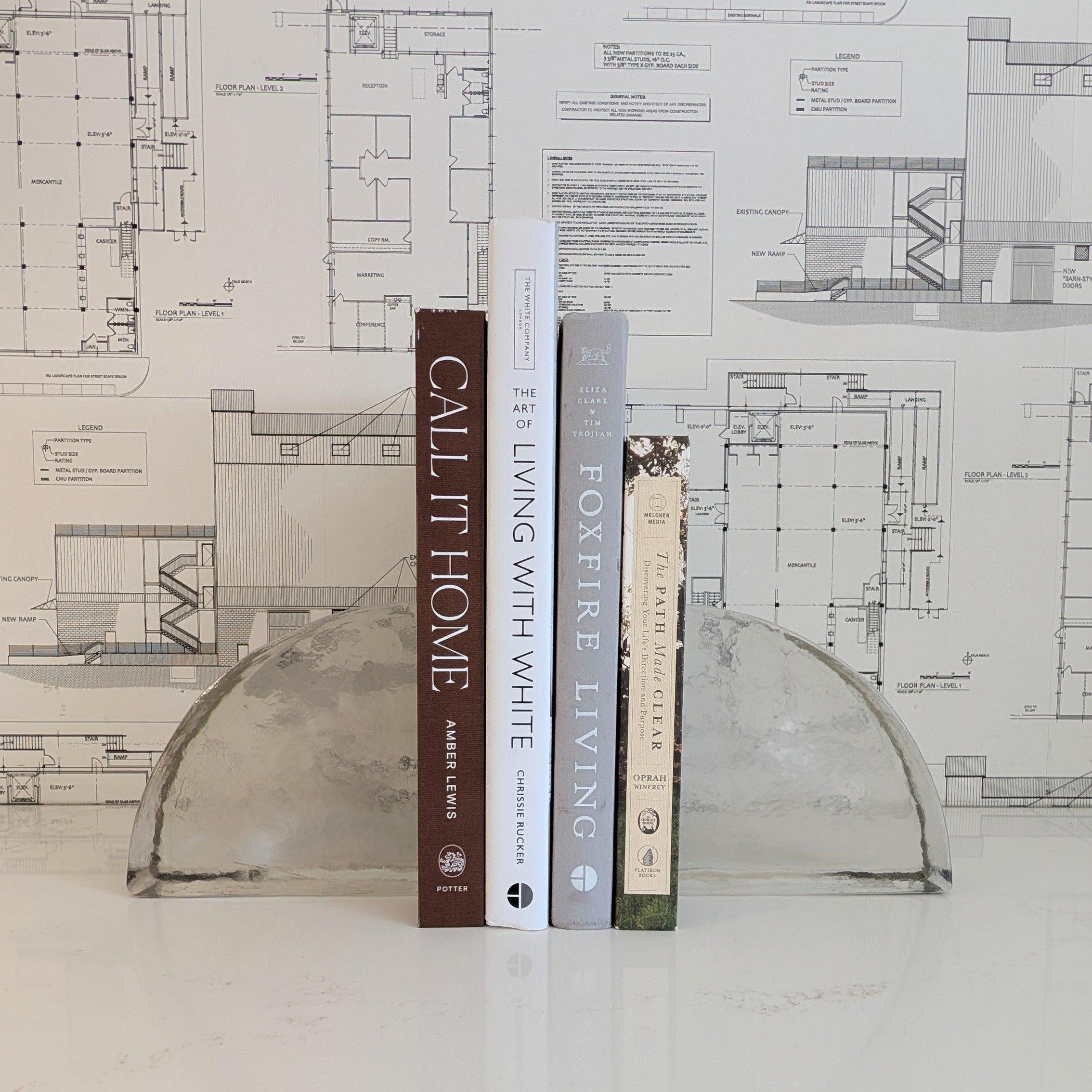 Recycled Glass Bookend - Individual