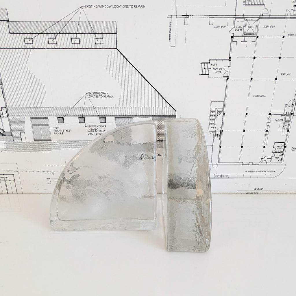 Recycled Glass Bookend - Individual