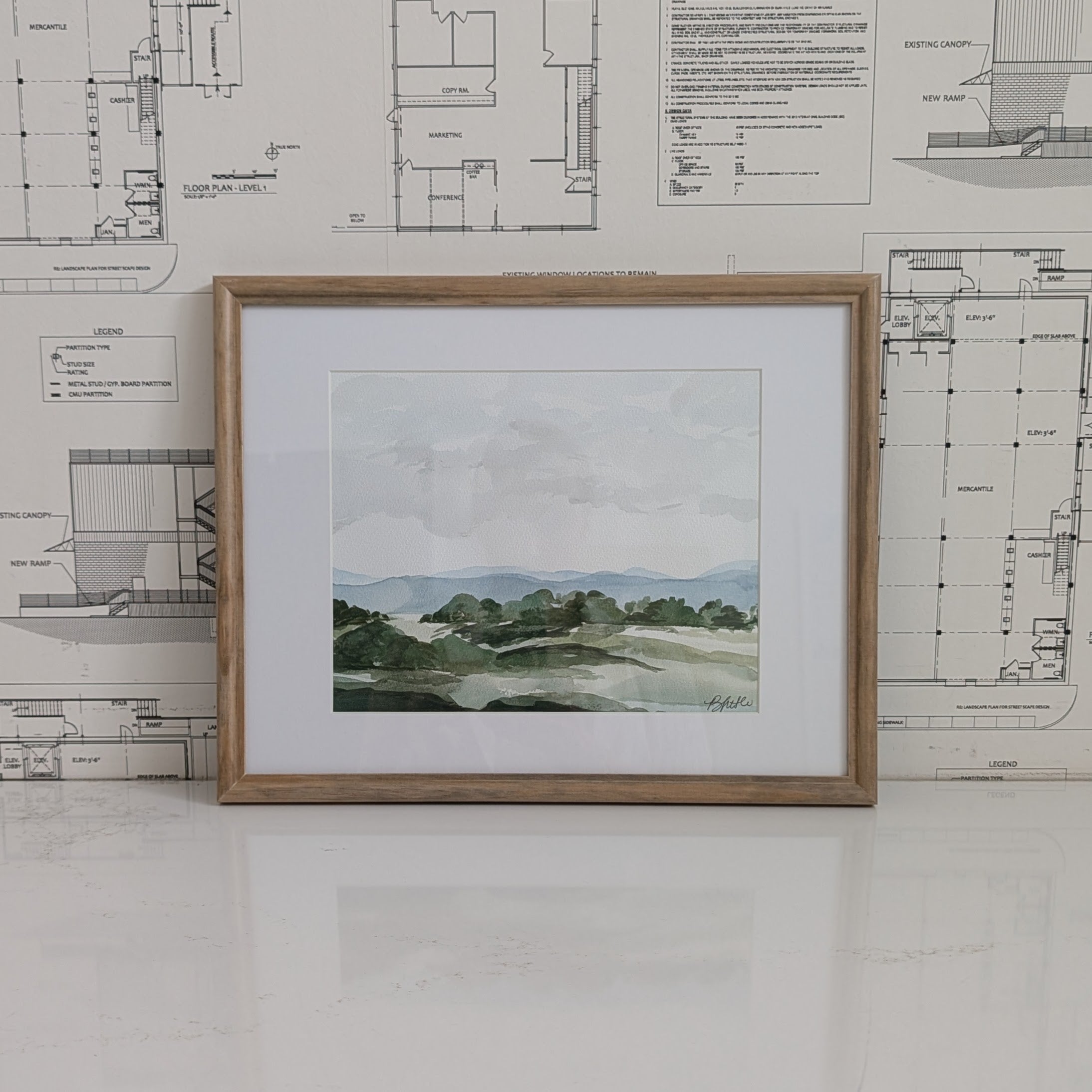 Watercolour Landscape