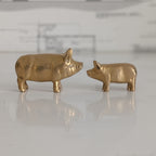 Brass Pigs - Set of Two