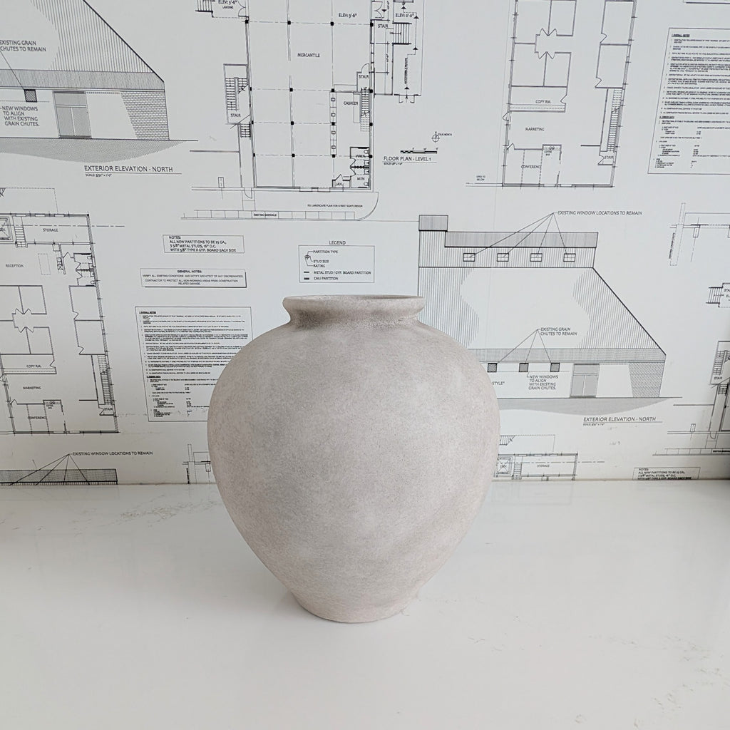 White Terracotta Vase