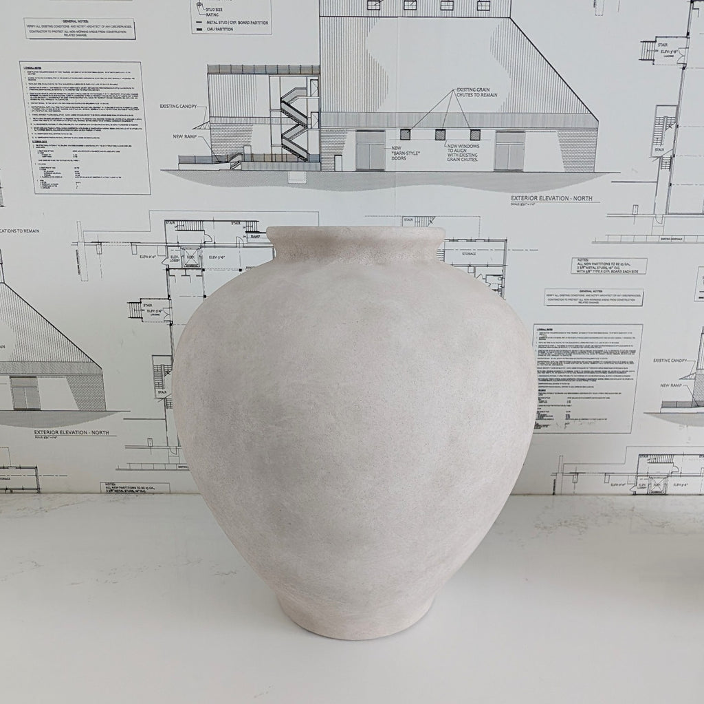 White Terracotta Vase