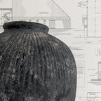 Black Terracotta Vase