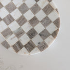 Checkered Marble Dish