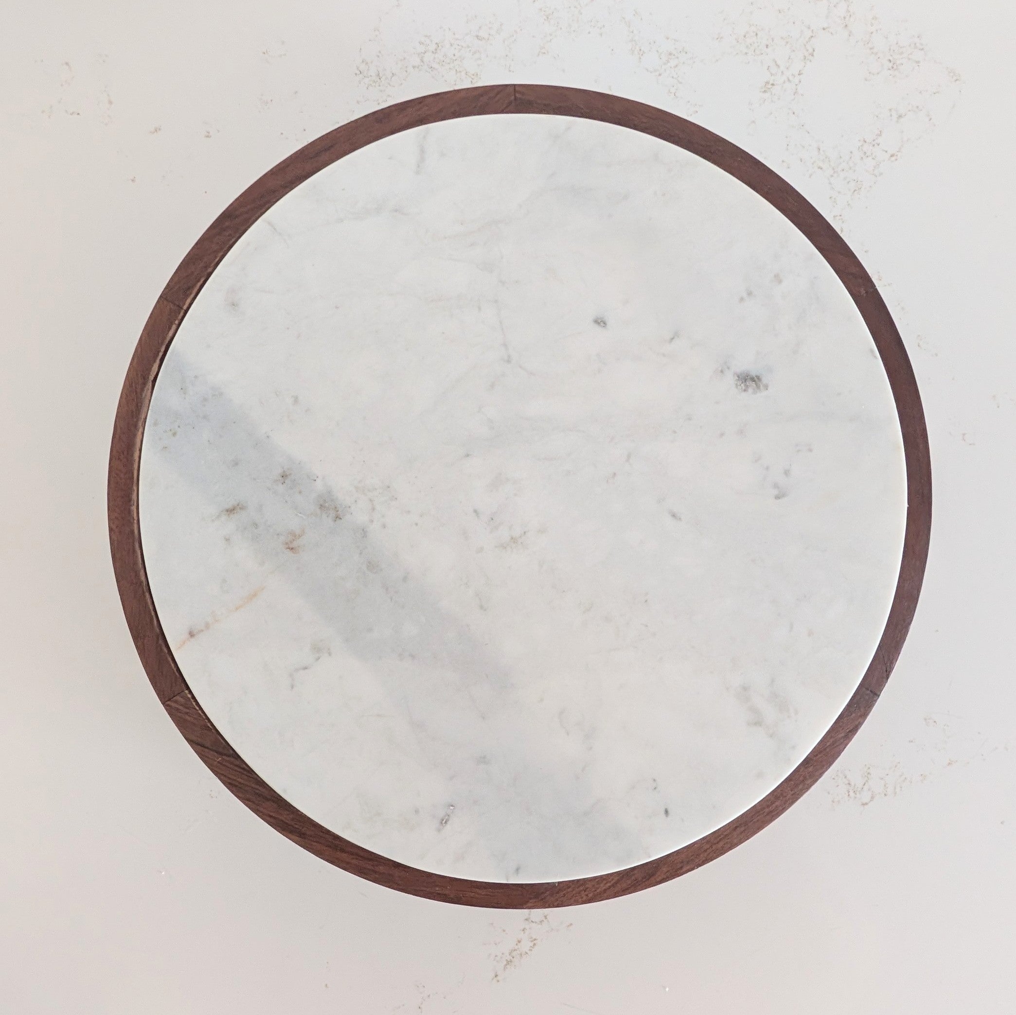 Marble Riser in Wood Base