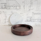 Marble Riser in Wood Base