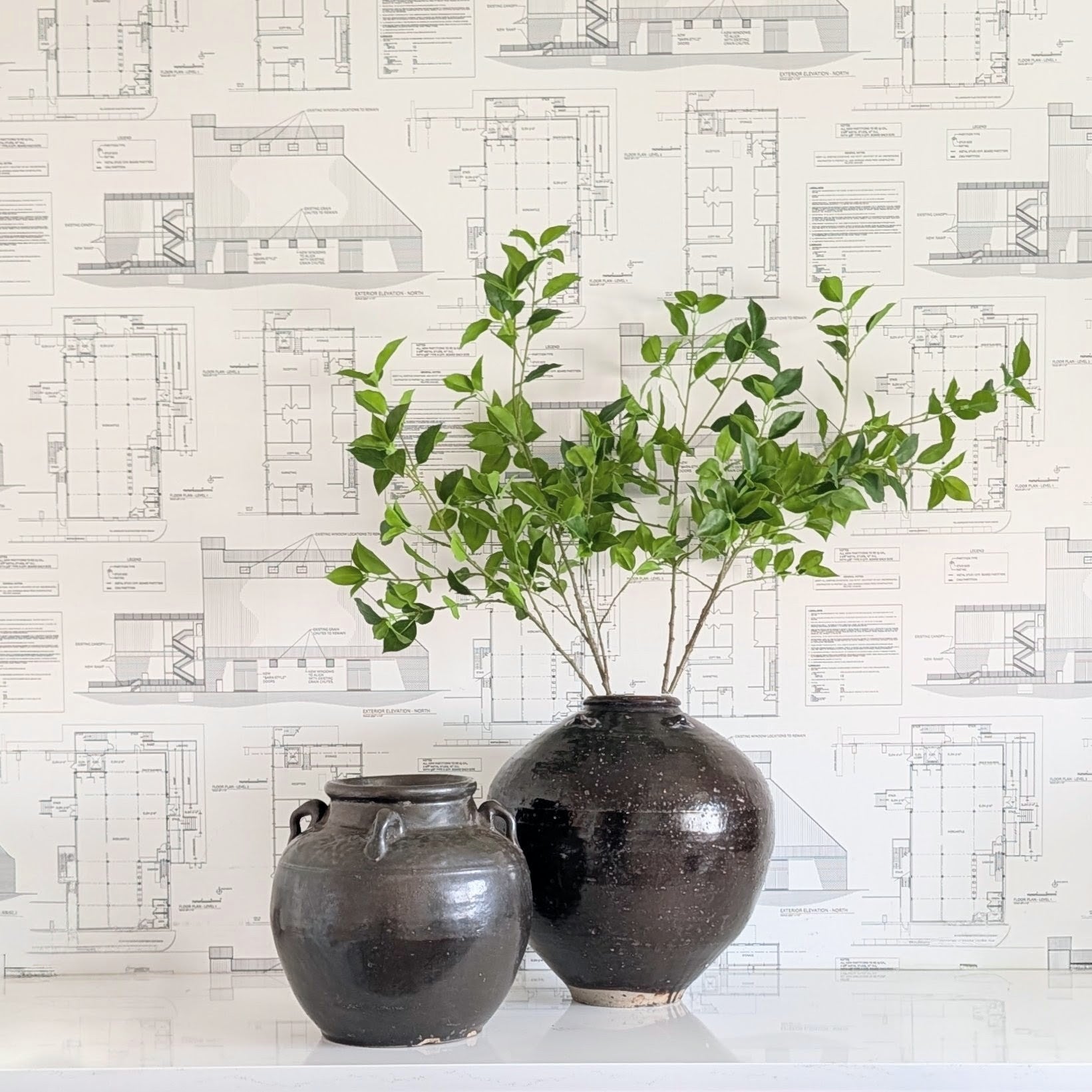 Faux Ficus Branch