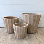 Fluted Terracotta Planter