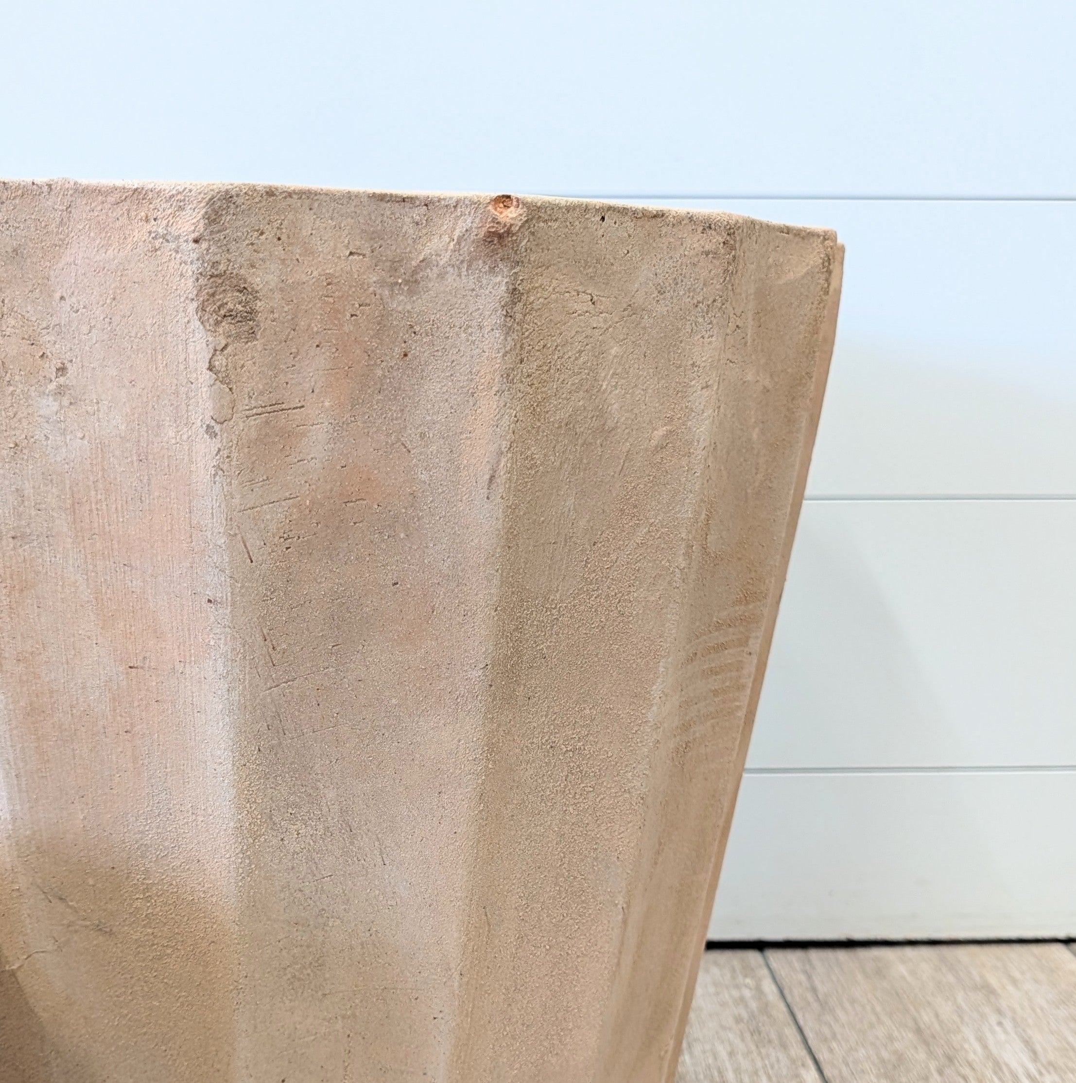 Fluted Terracotta Planter