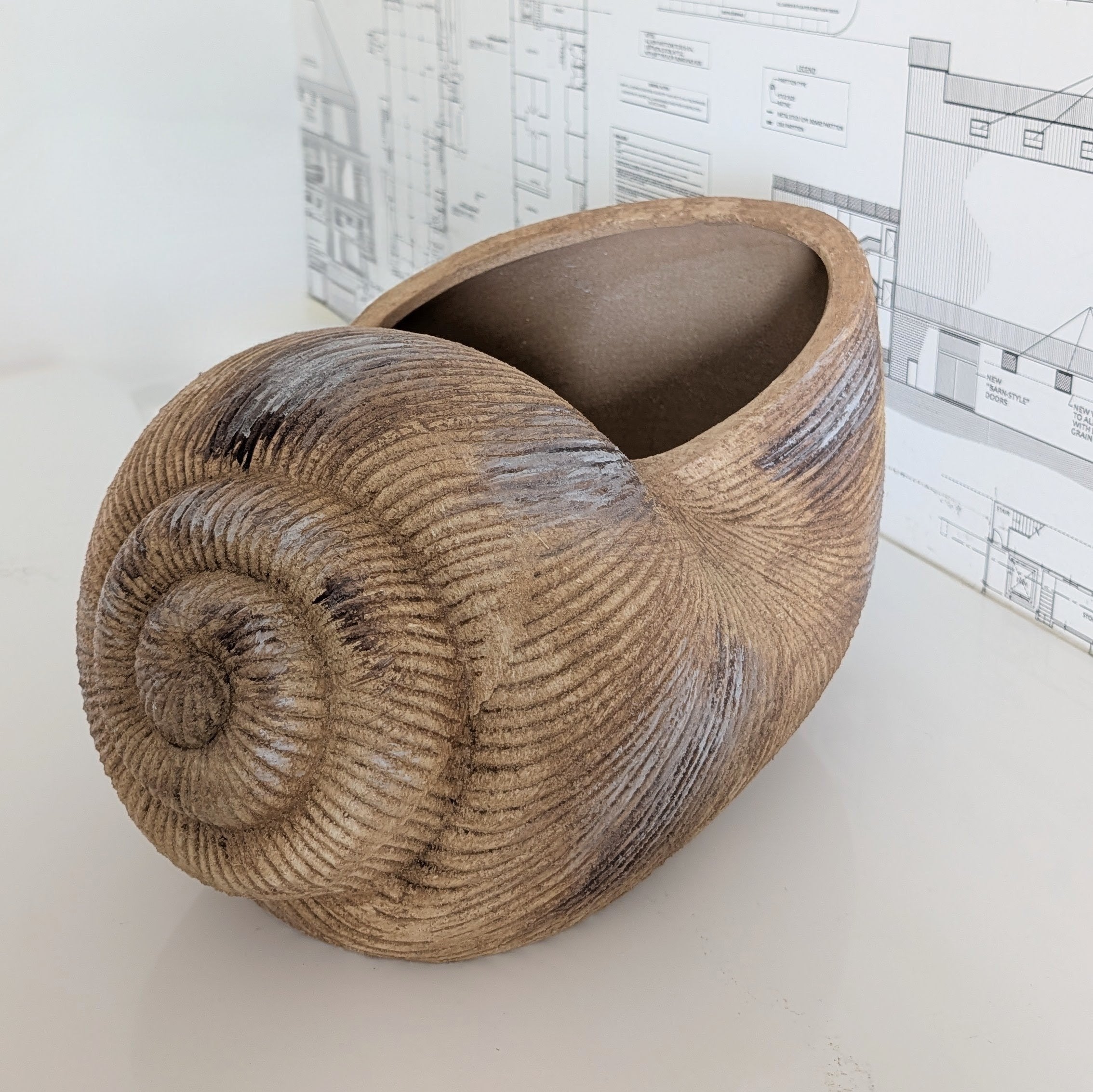 Terracotta Snail Planter