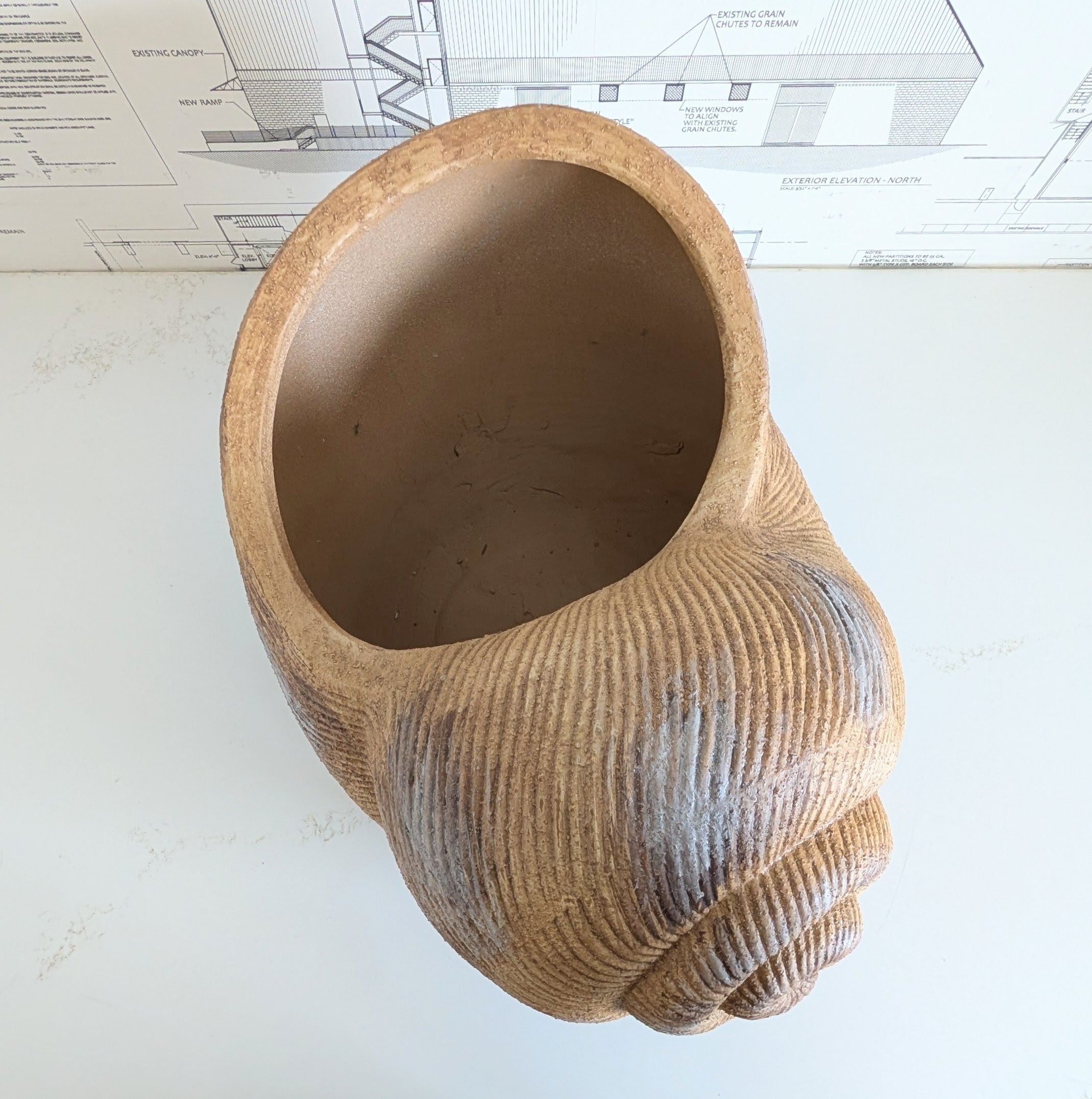 Terracotta Snail Planter