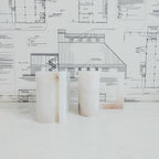 Alabaster Bookends