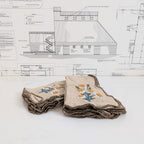 Floral Embroidered Napkins