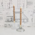Striped Taper Candles