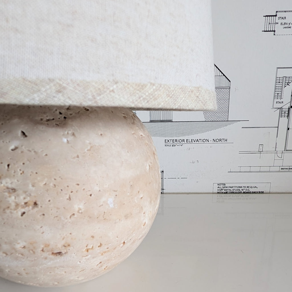 Travertine Lamp