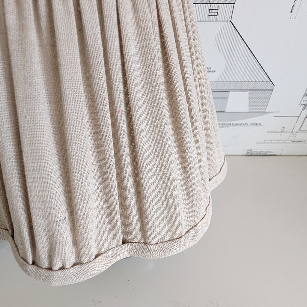 Pleated Linen Lamp