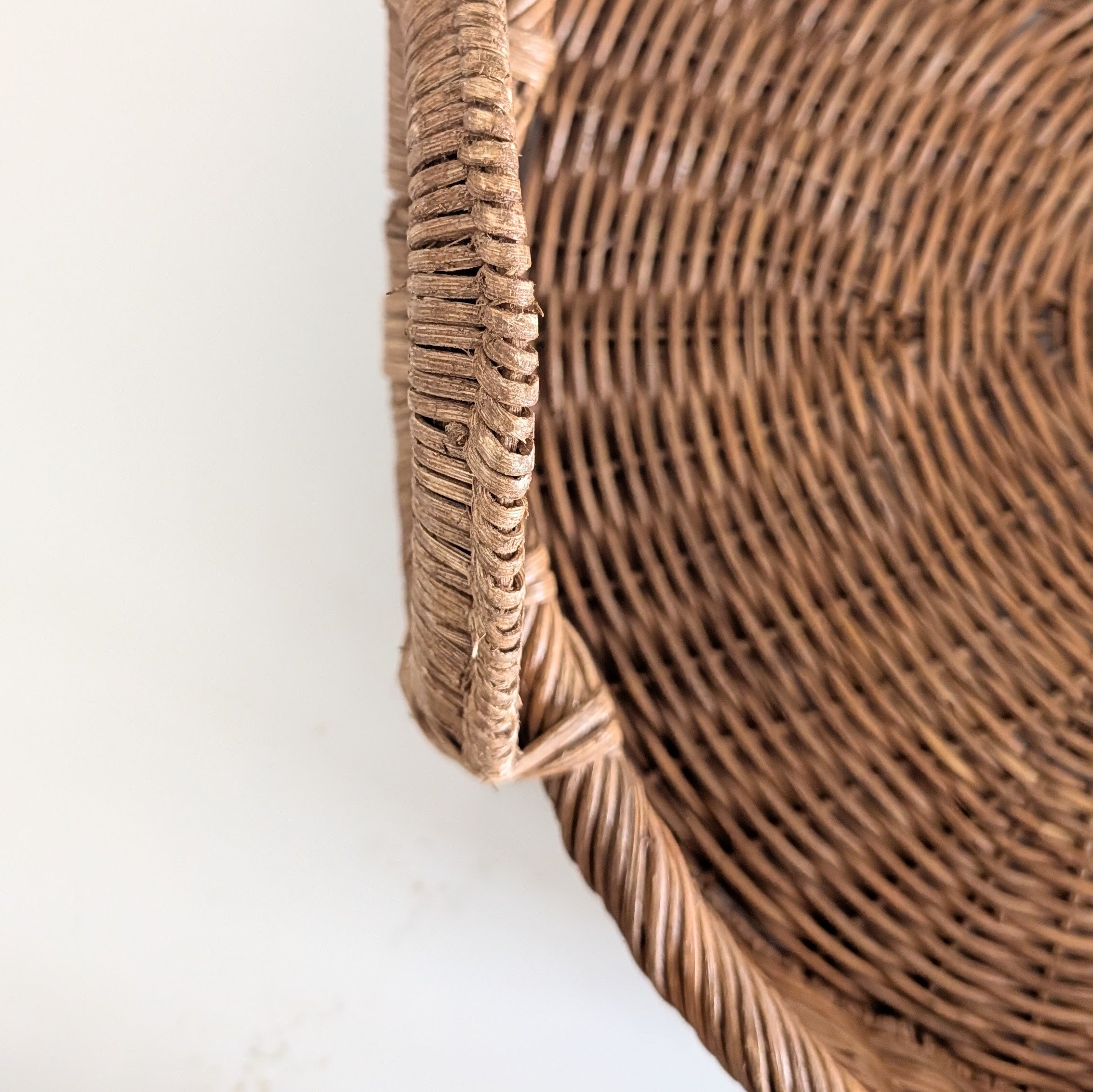 Rattan Tray w/ Round Handles