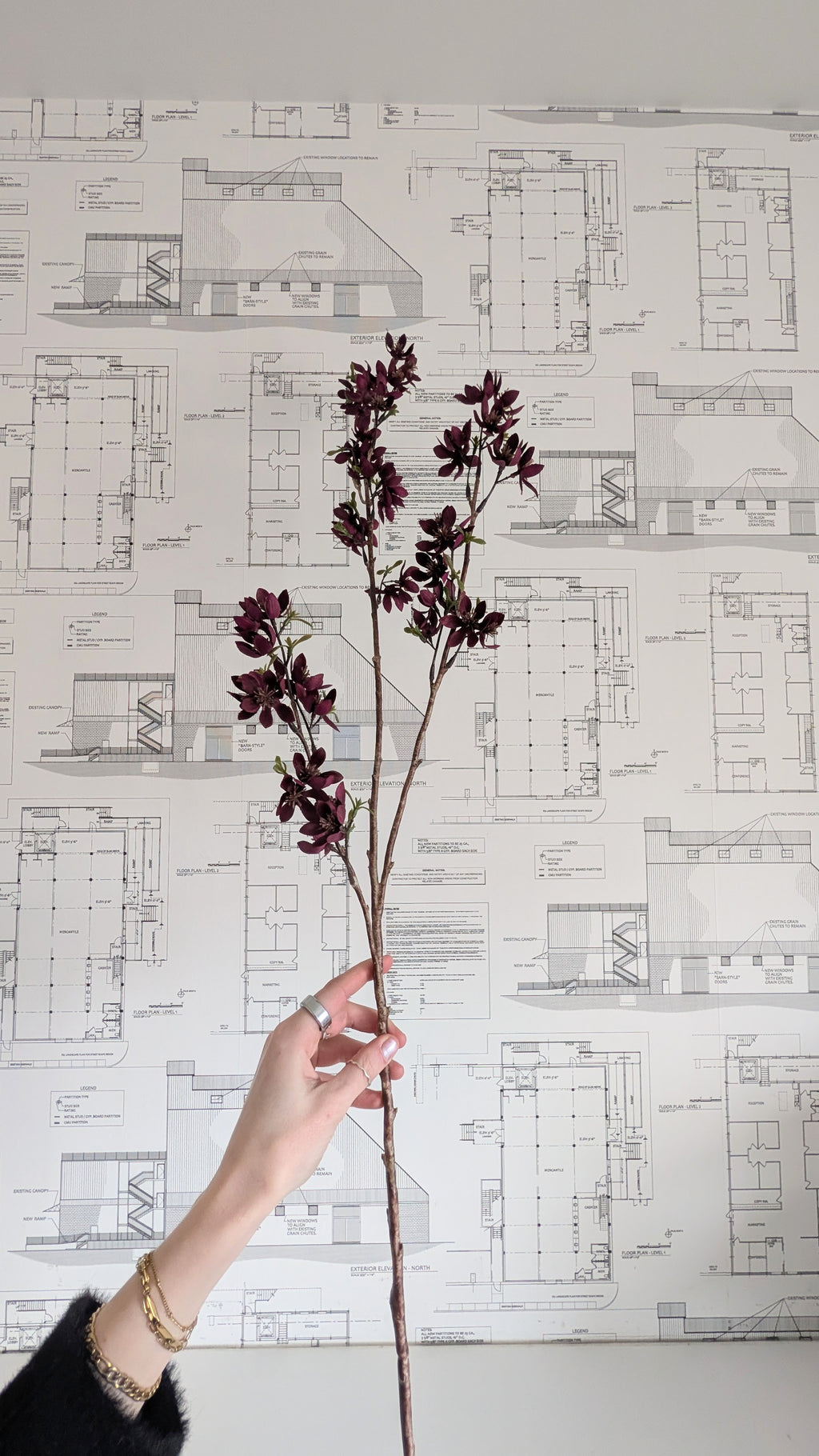 Faux Flower Branch