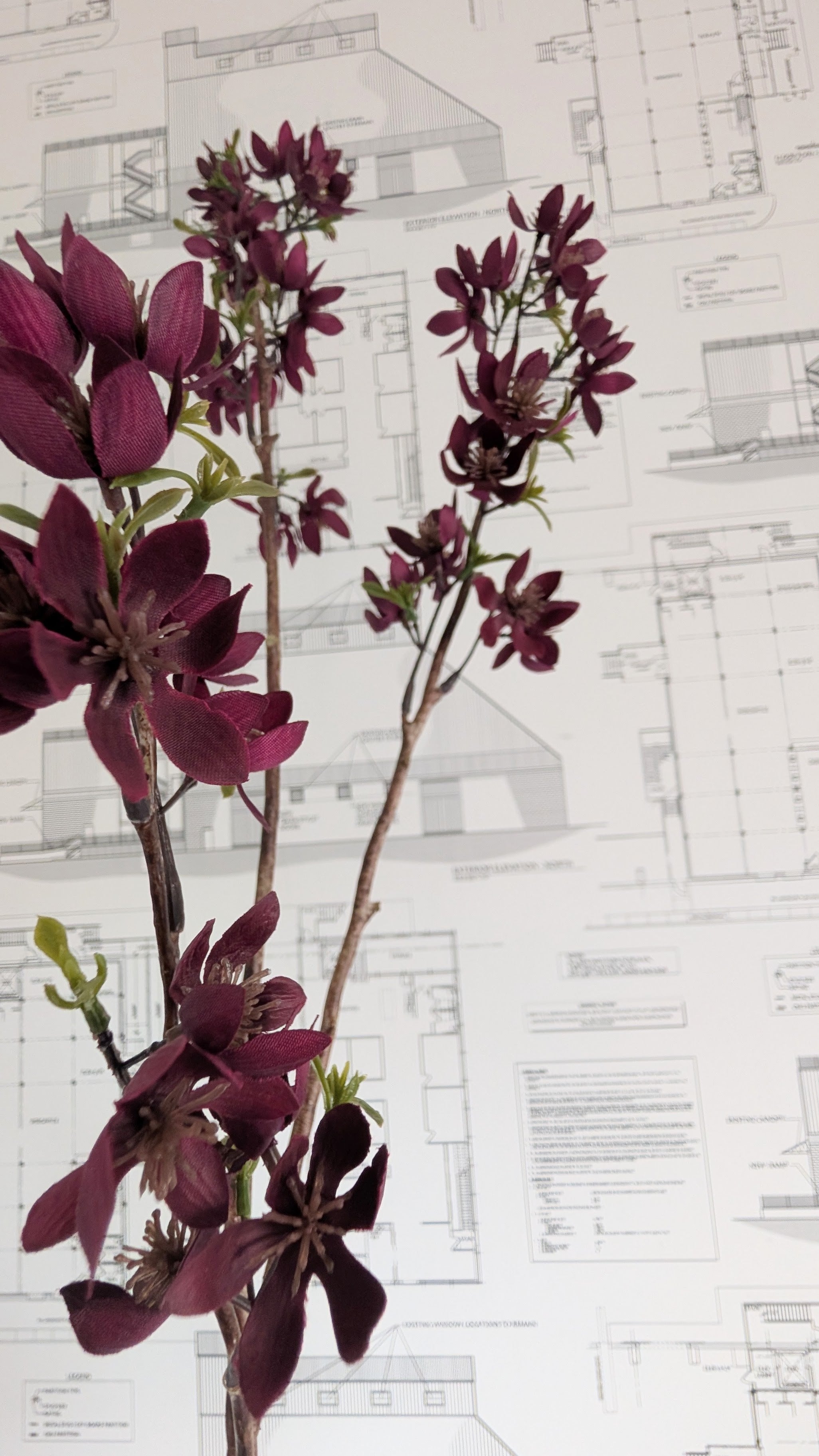 Faux Flower Branch