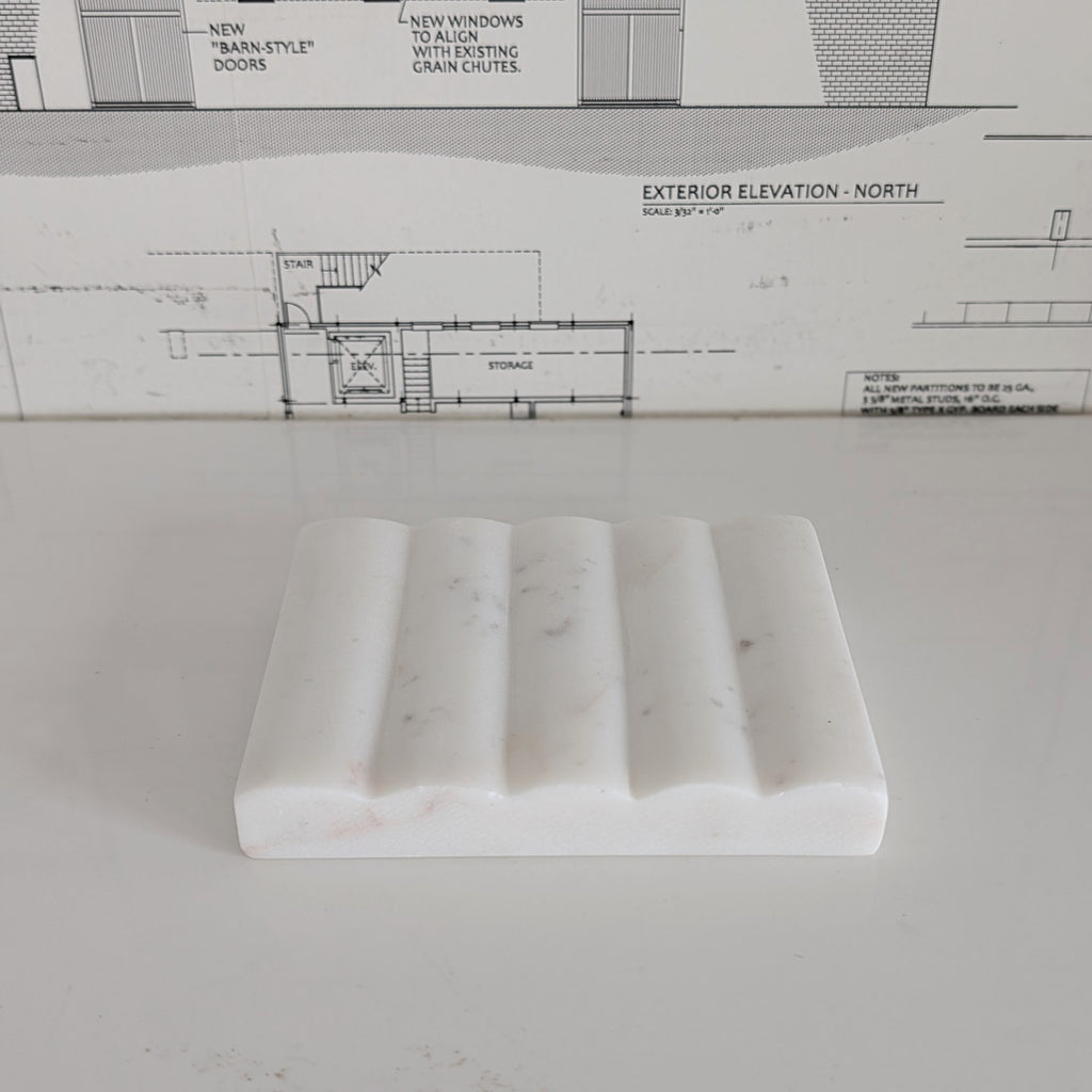 Carved Marble Soap Dish