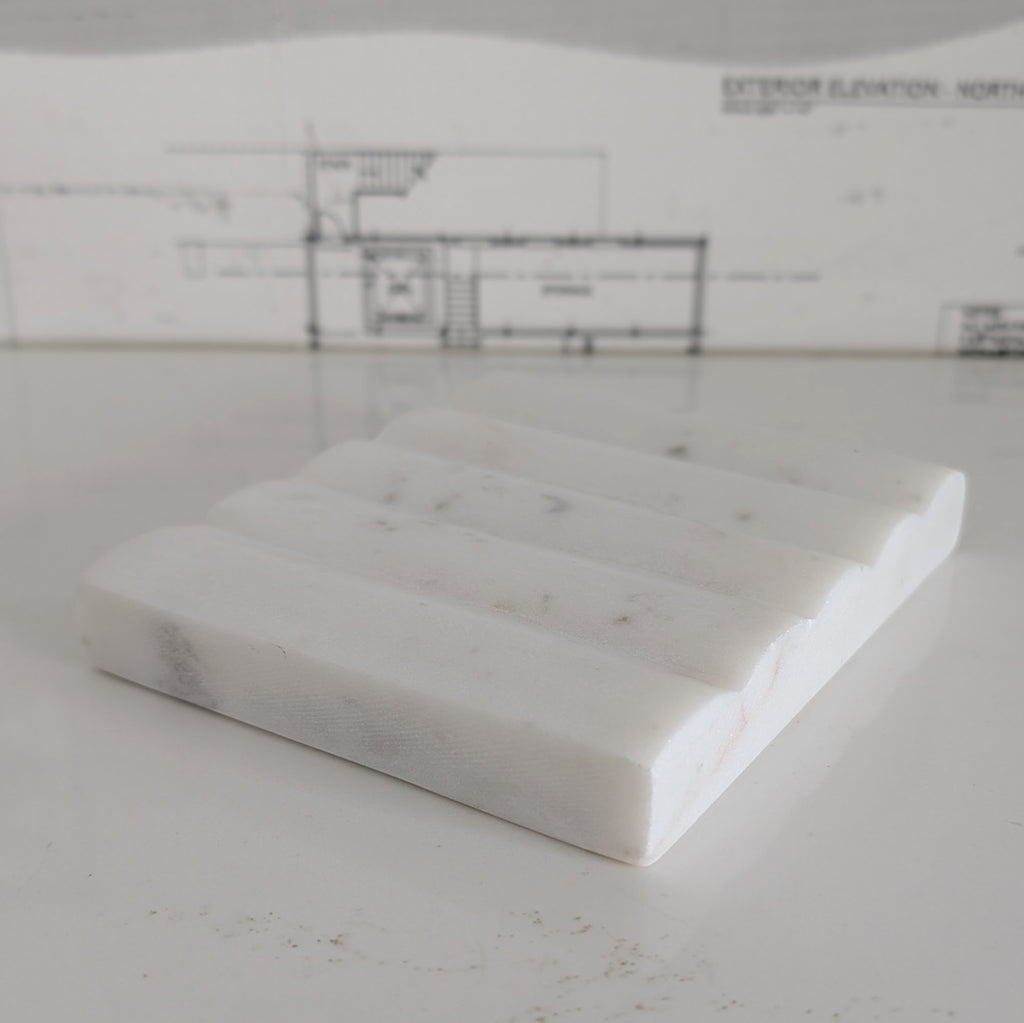 Carved Marble Soap Dish