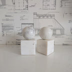 Ball + Cube Bookends
