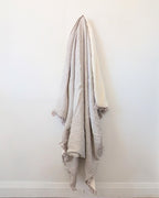 Crinkle Fleece-Lined Throw