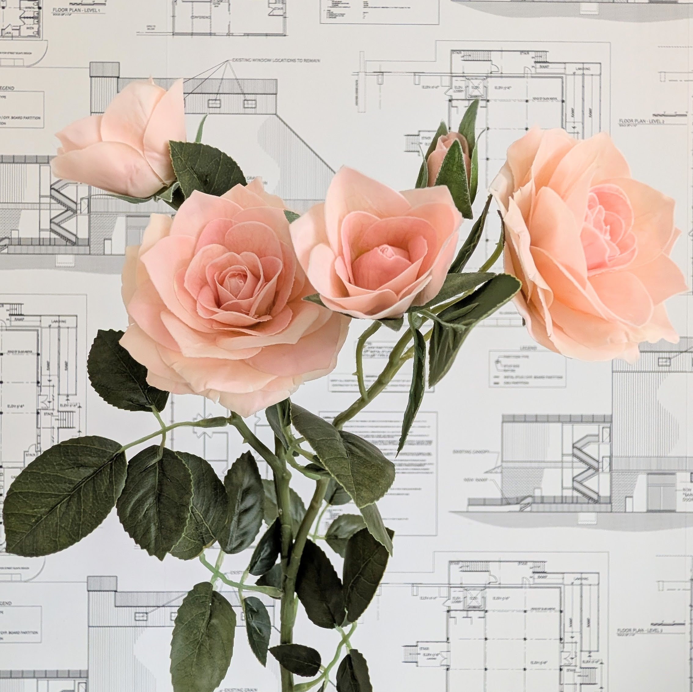 Faux Rose Stem