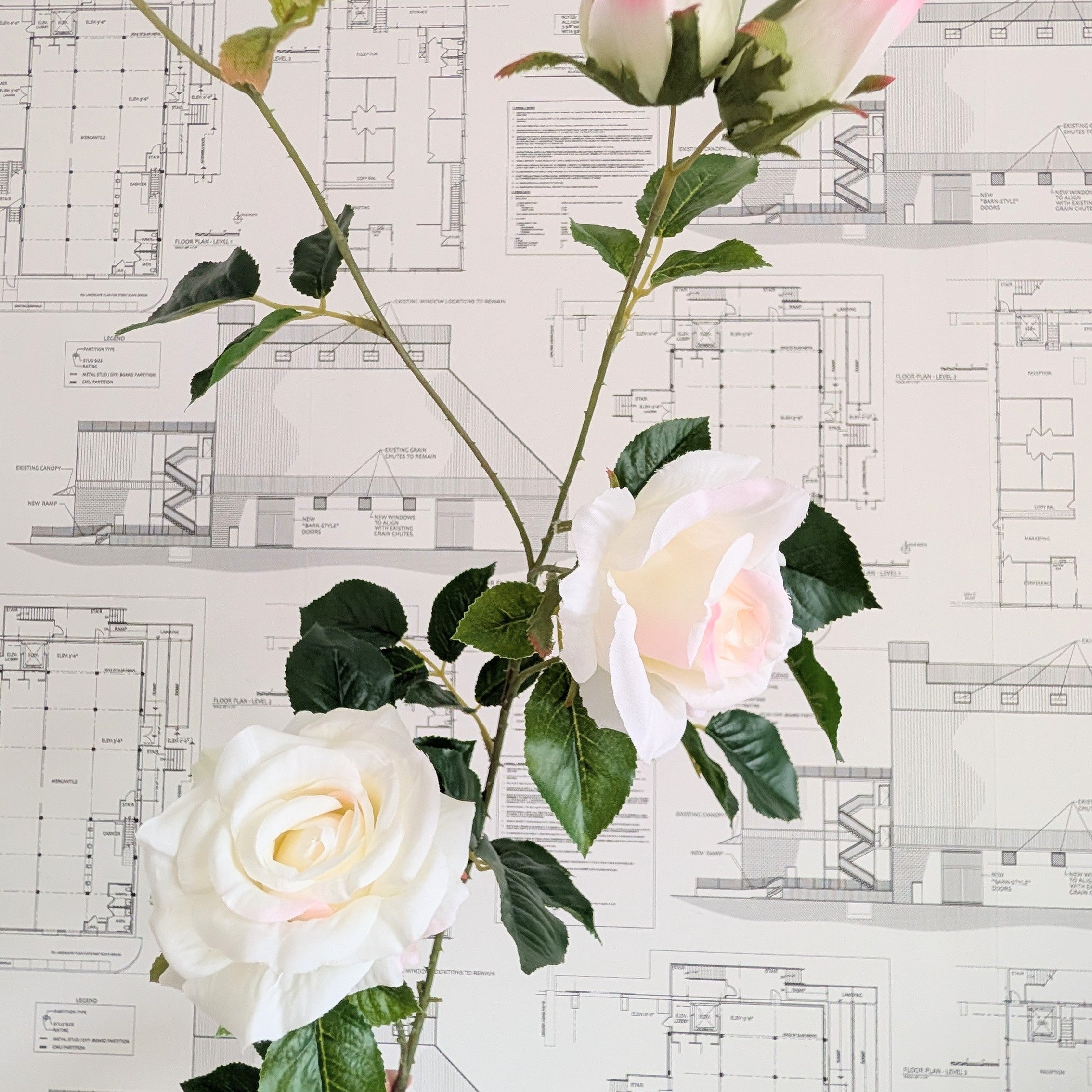 Faux Rose Stem