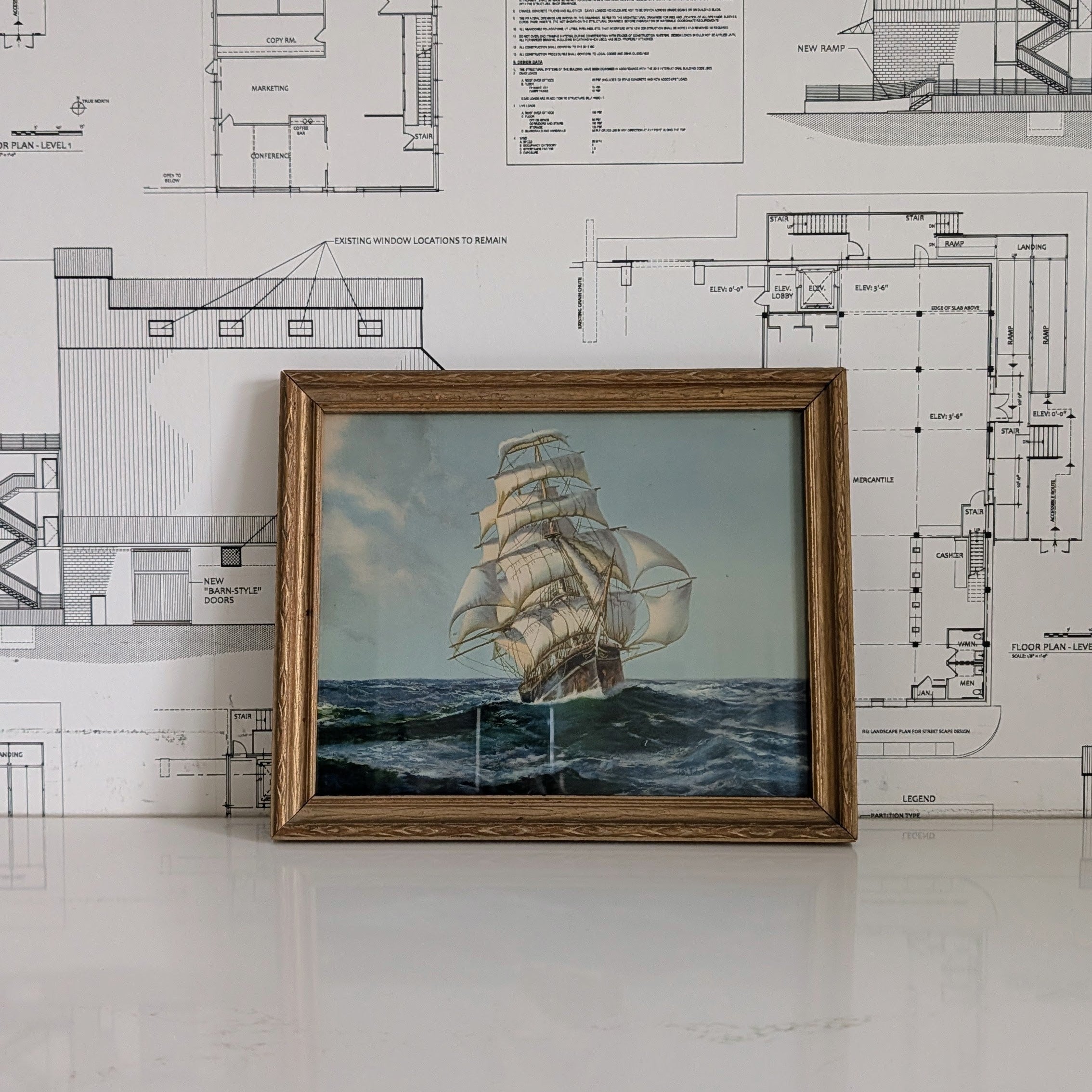 Vintage Ship Artwork