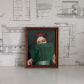 Vintage Framed Time Traveller