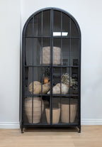 Arched Glass Cabinet