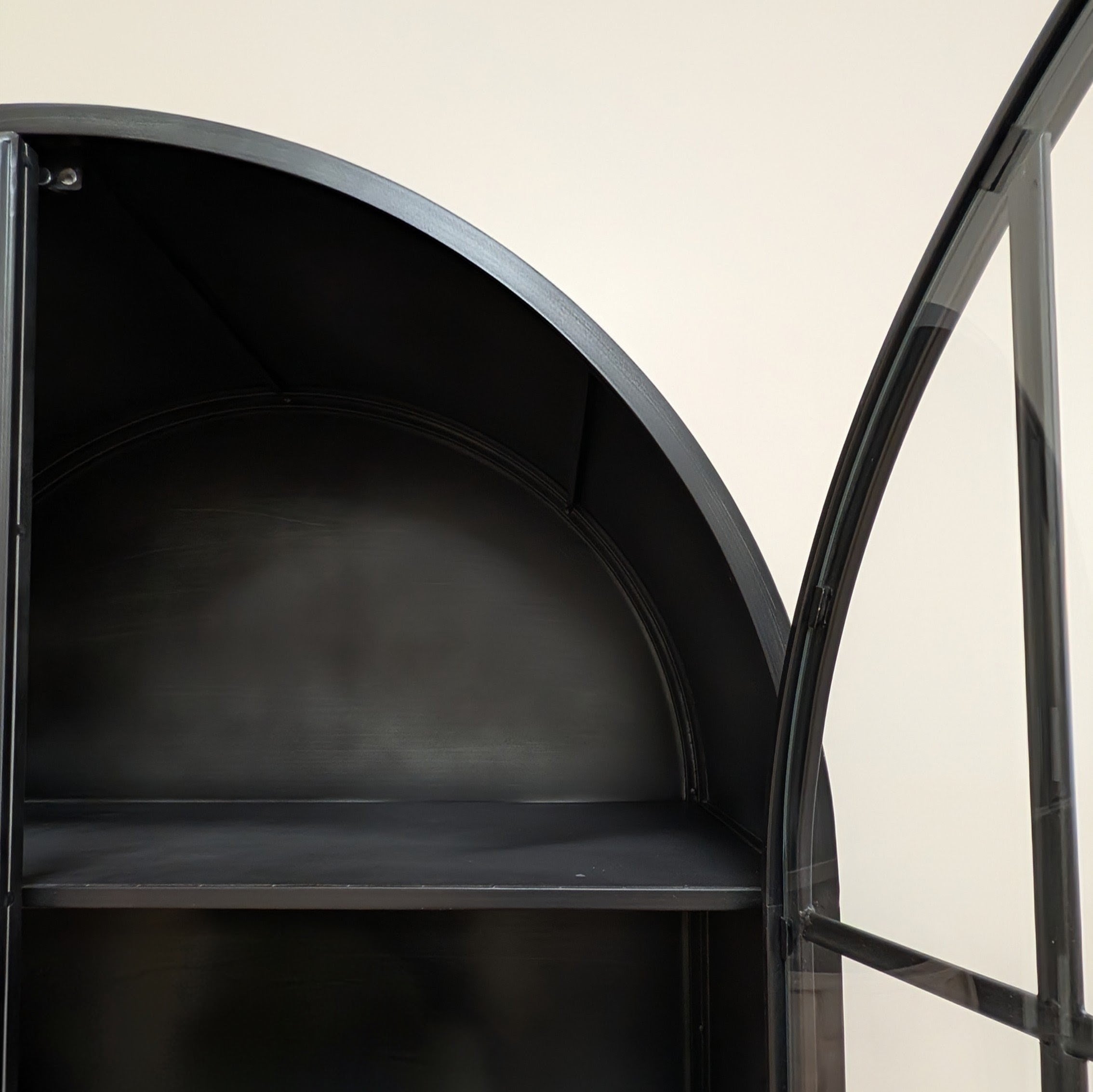 Arched Glass Cabinet
