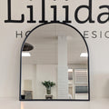 Metal Arched Mirror