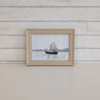 Framed Boat Watercolour