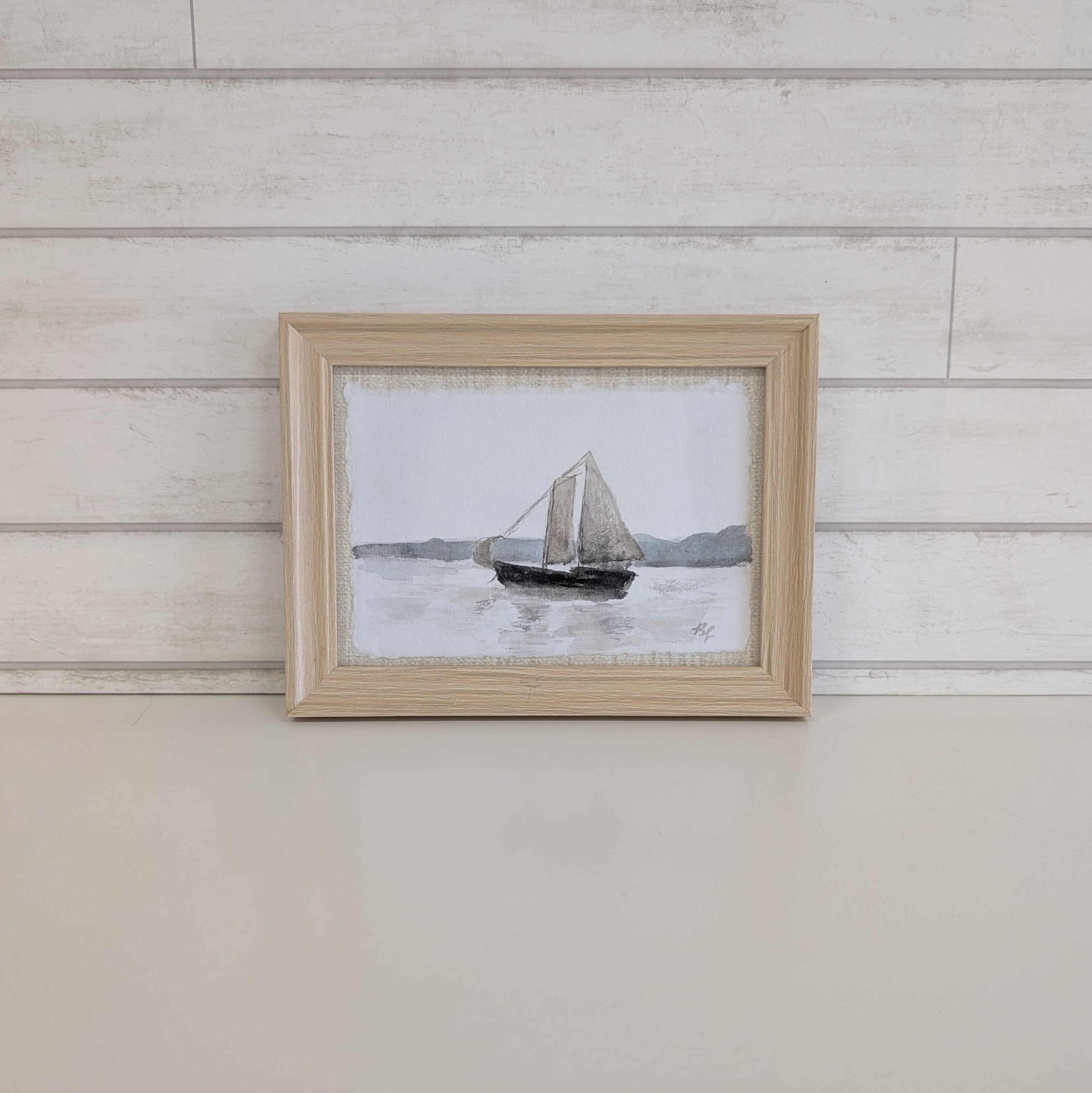 Framed Boat Watercolour