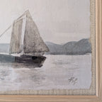 Framed Boat Watercolour