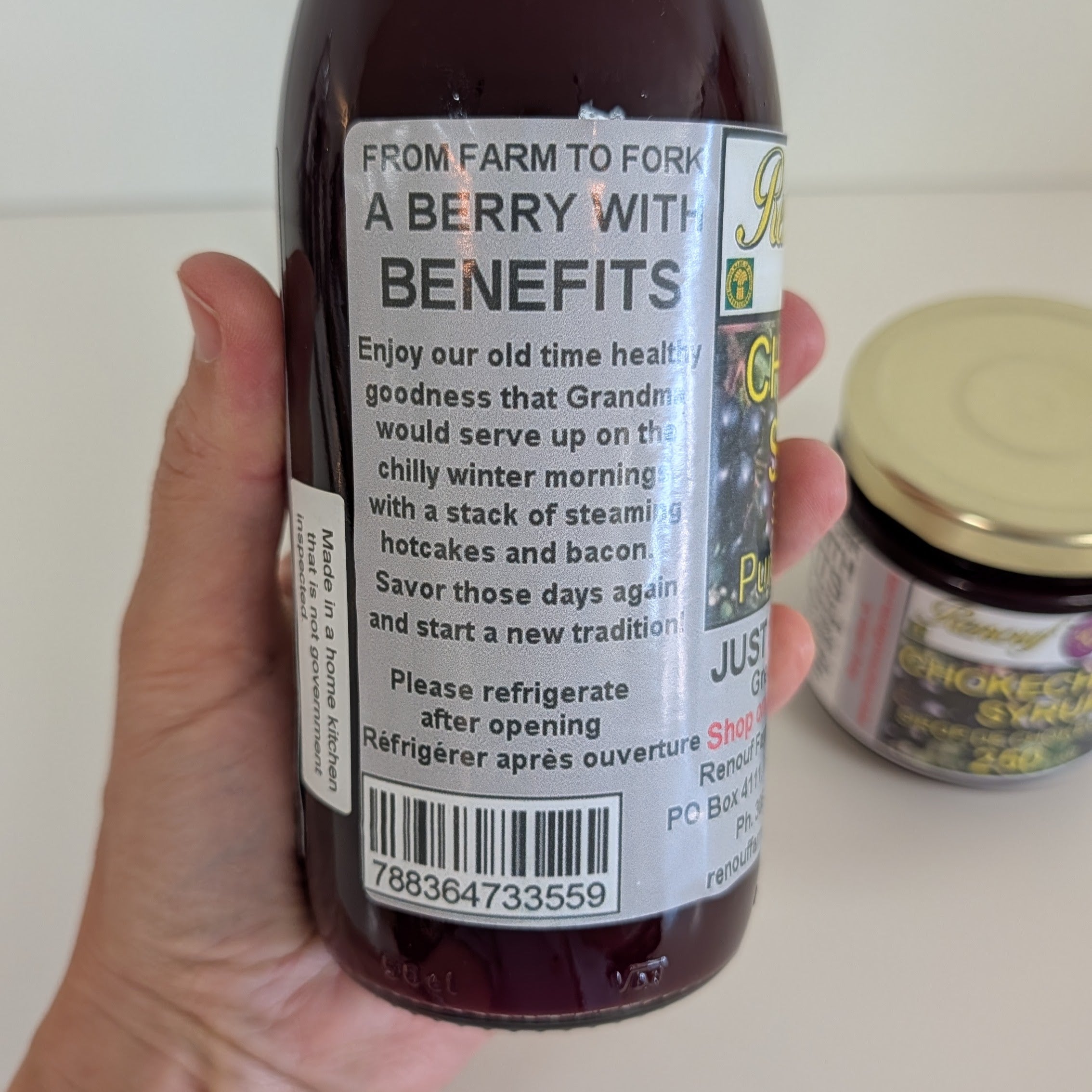 Renouf Farms Chokecherry Syrup