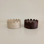 Wood Coasters in Scalloped Box