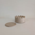 Wood Coasters in Scalloped Box
