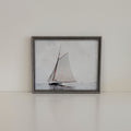 Framed Sail Boat