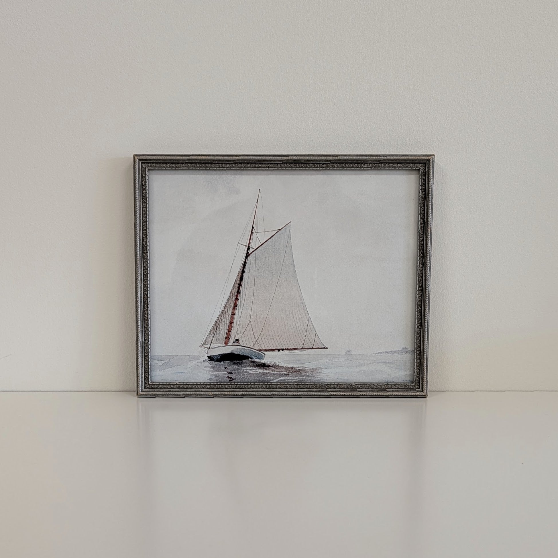 Framed Sail Boat