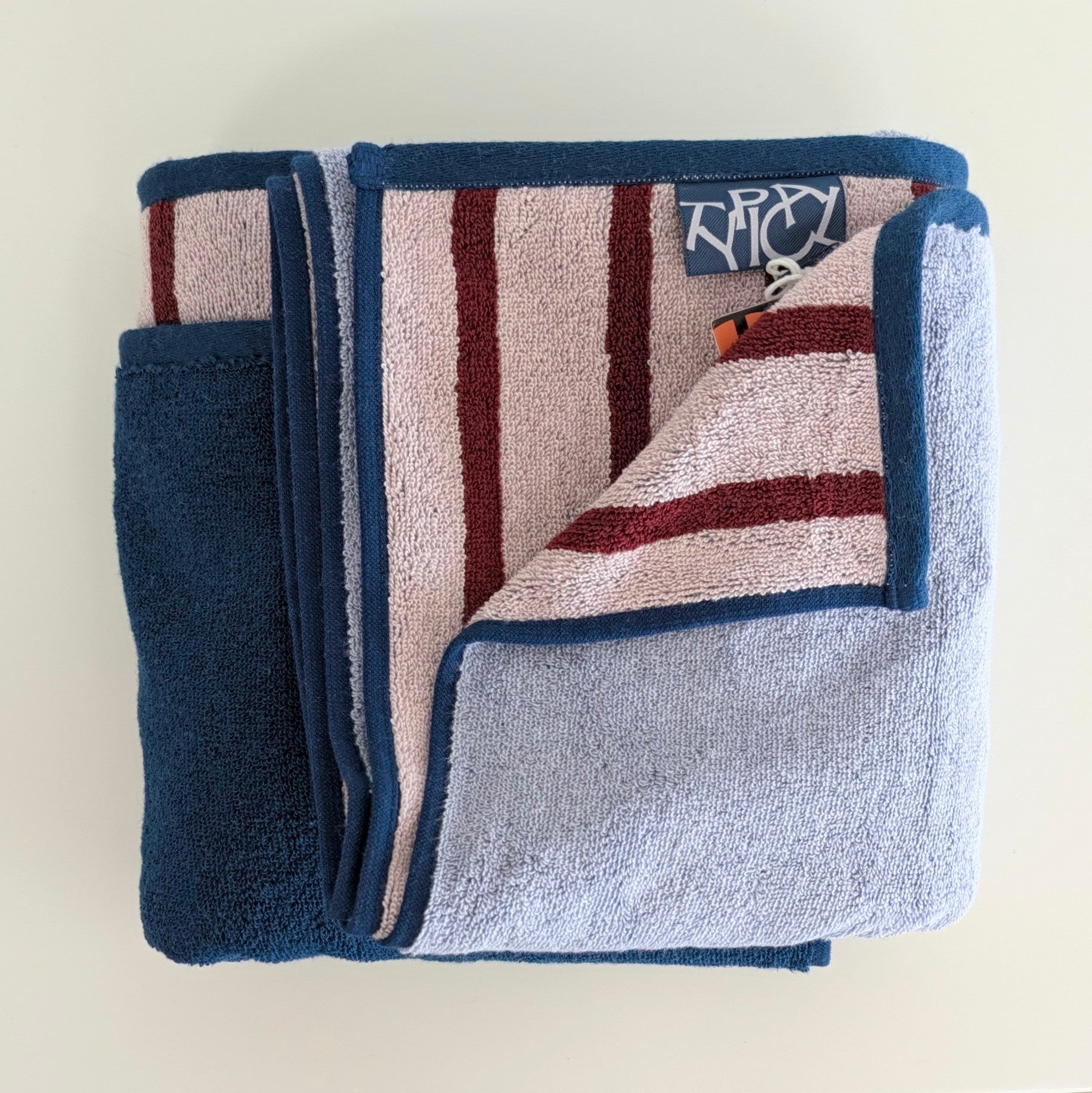 Stretch Bath Towel - Two Tone