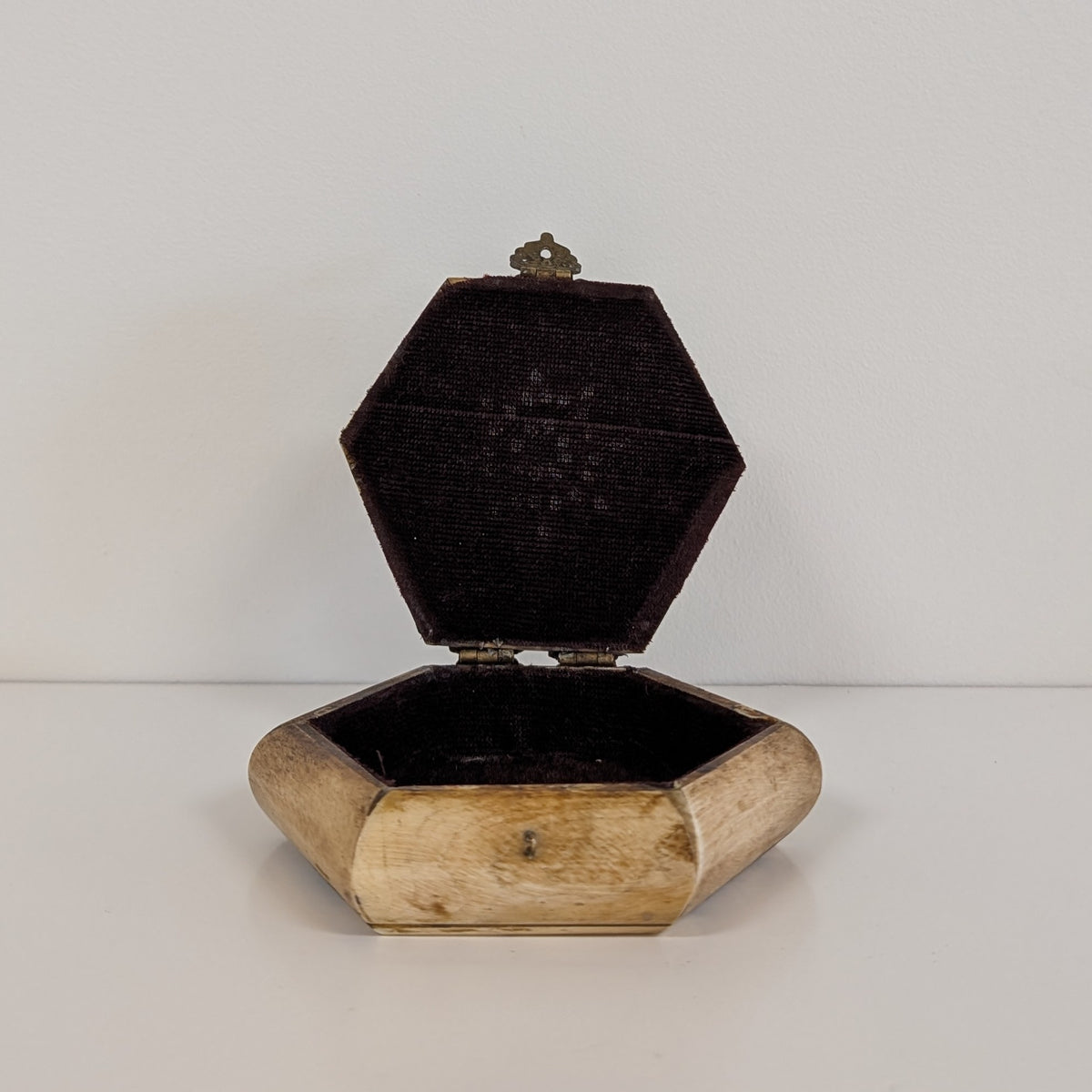Vintage Hexagon Trinket Box