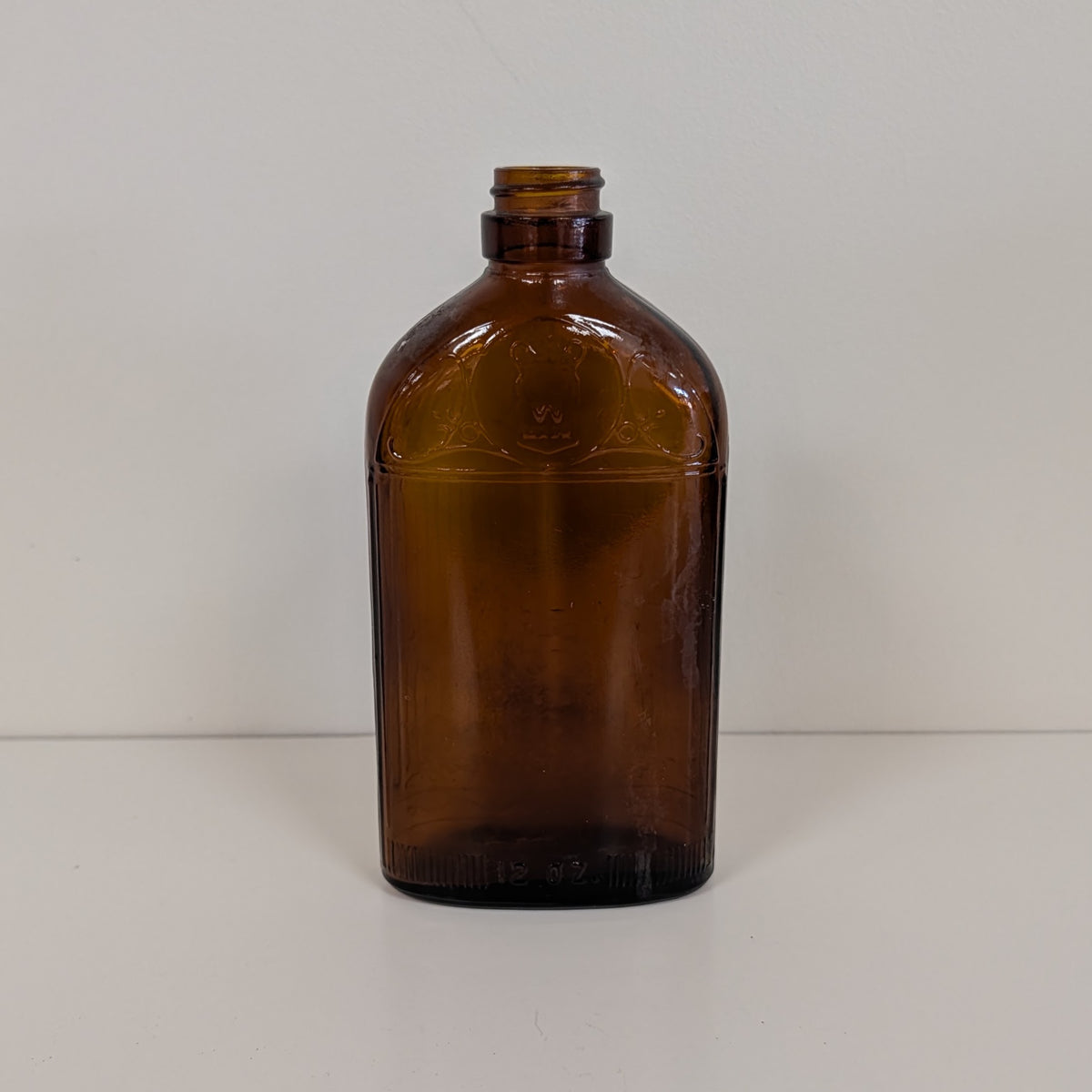 Vintage Brown Glass Jar