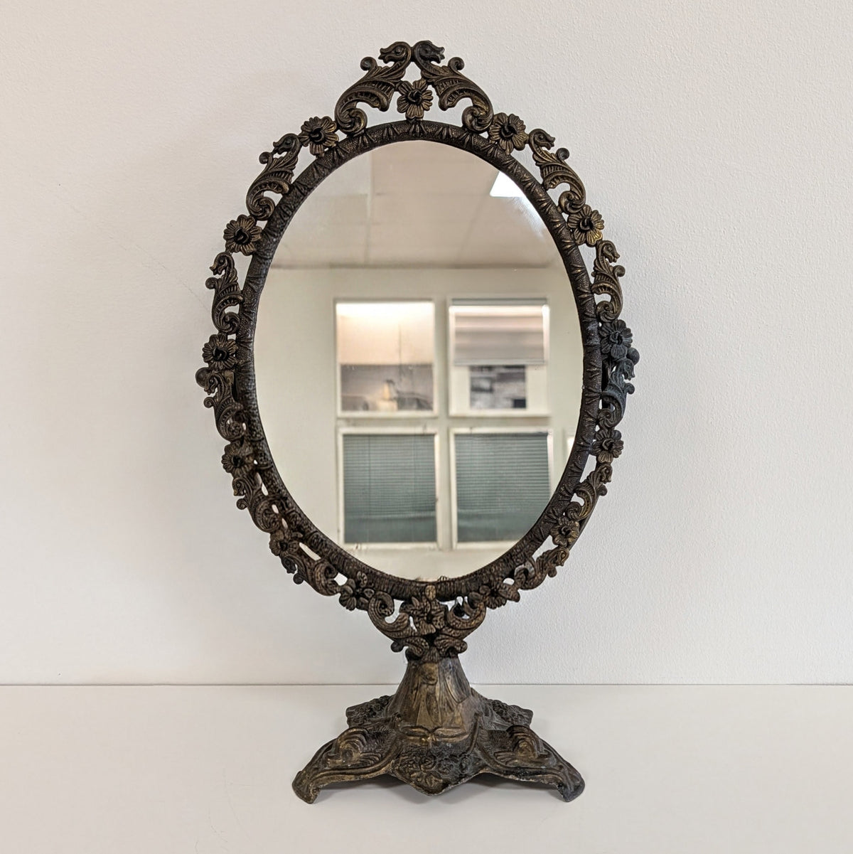 *Found* Oval Vintage Mirror